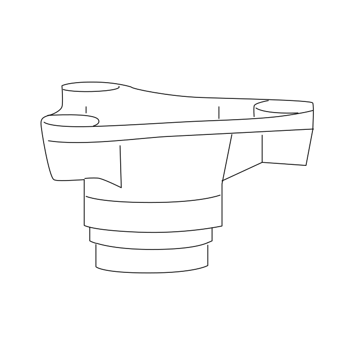 Genuine Maxus C00238779 Output Flange - technical drawing