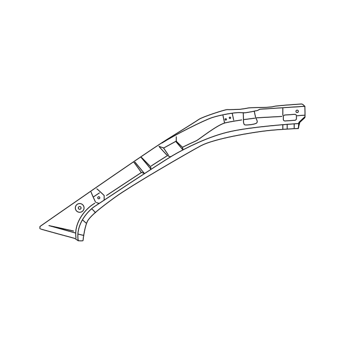 Genuine Maxus C00239610 Plate Assembly-body A/pillar Upper Inner - technical drawing