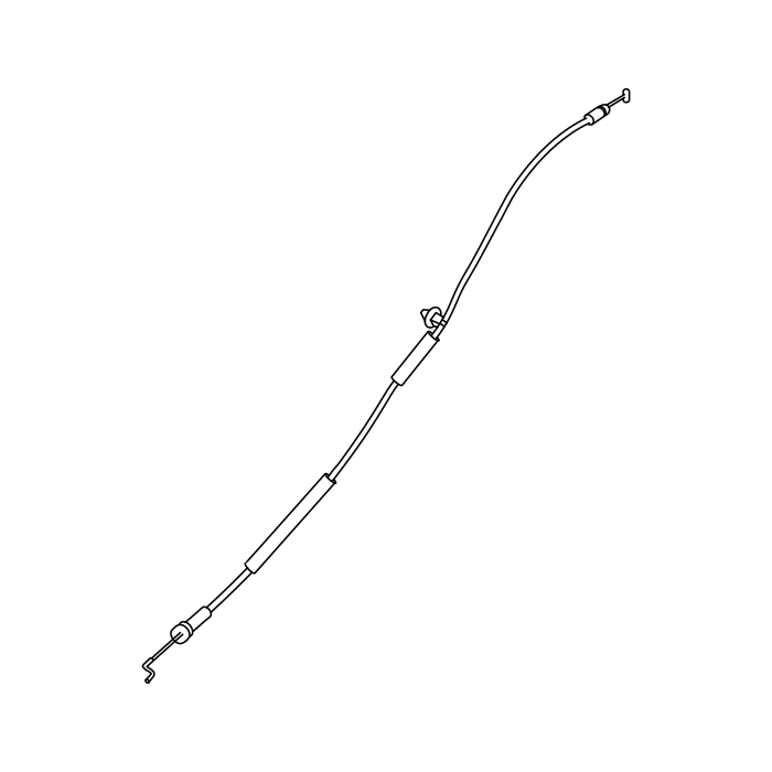 Genuine Maxus C00242089 Cable Assembly-rear Side Door Inside Handle - technical drawing