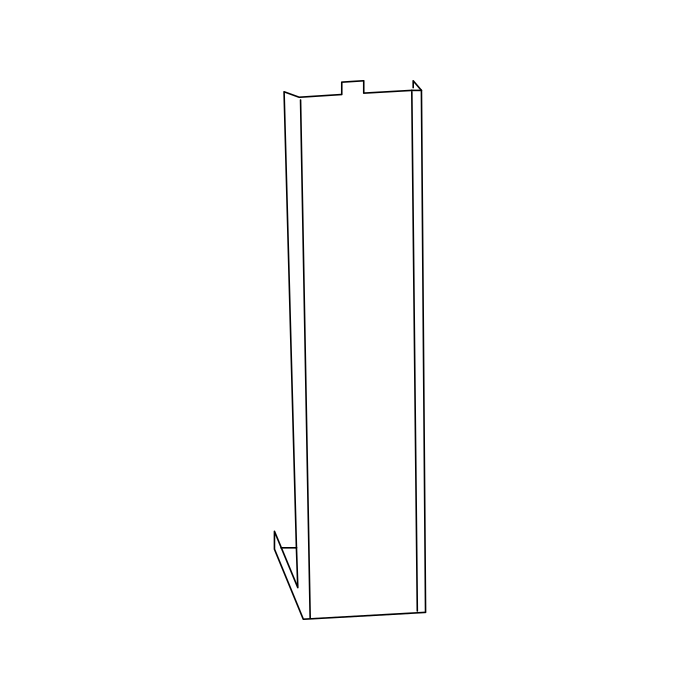 Genuine Maxus C00245499 Bracket A-rear Bumper Mount - technical drawing