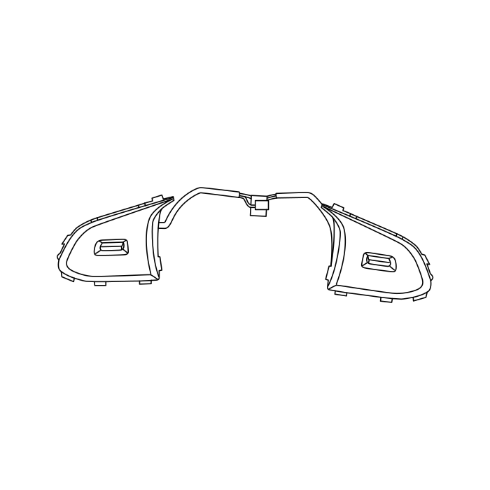Genuine Maxus C00250205 Switch-steering Switch Assembly - technical drawing