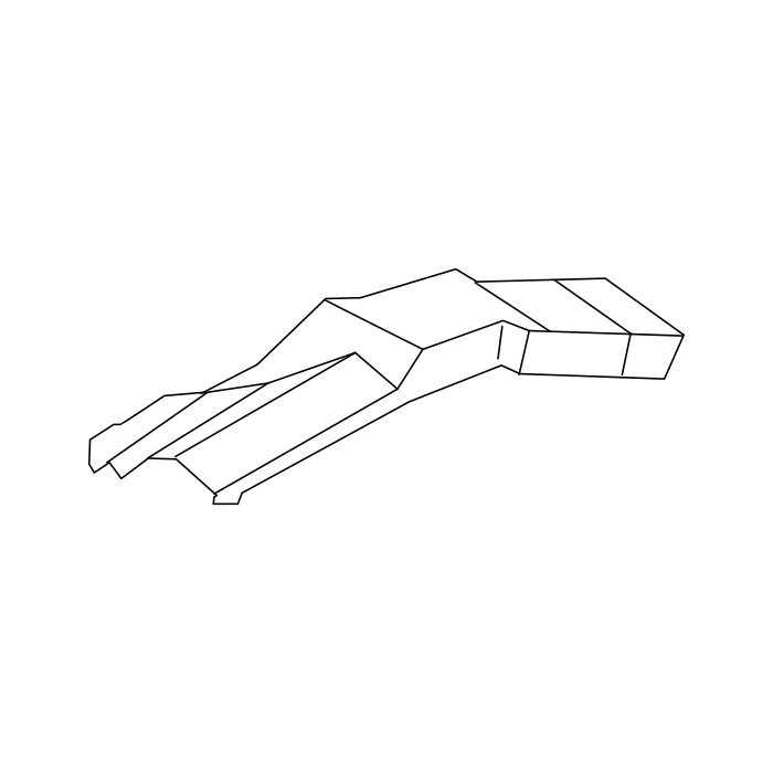 Genuine Maxus C00254203 Liner-front Wheelhouse - technical drawing