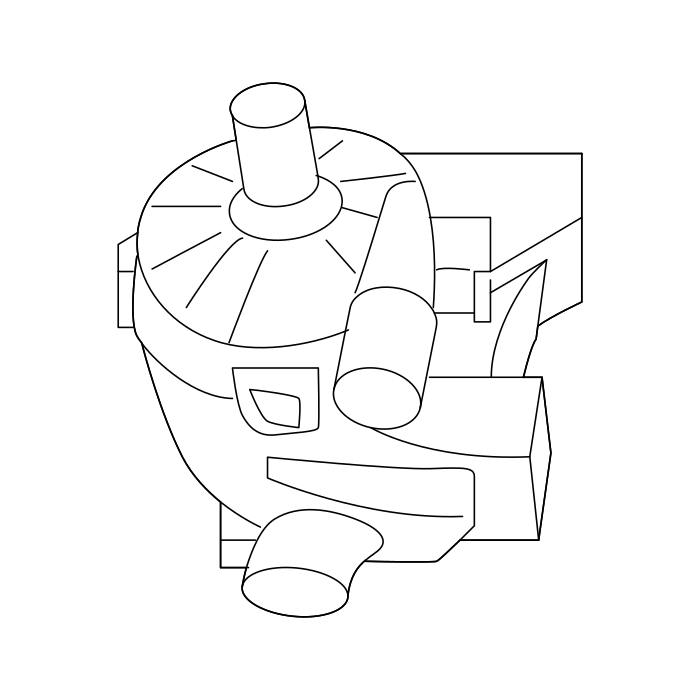 Genuine Maxus C00257225 Water Pump Assembly-electronic - technical drawing