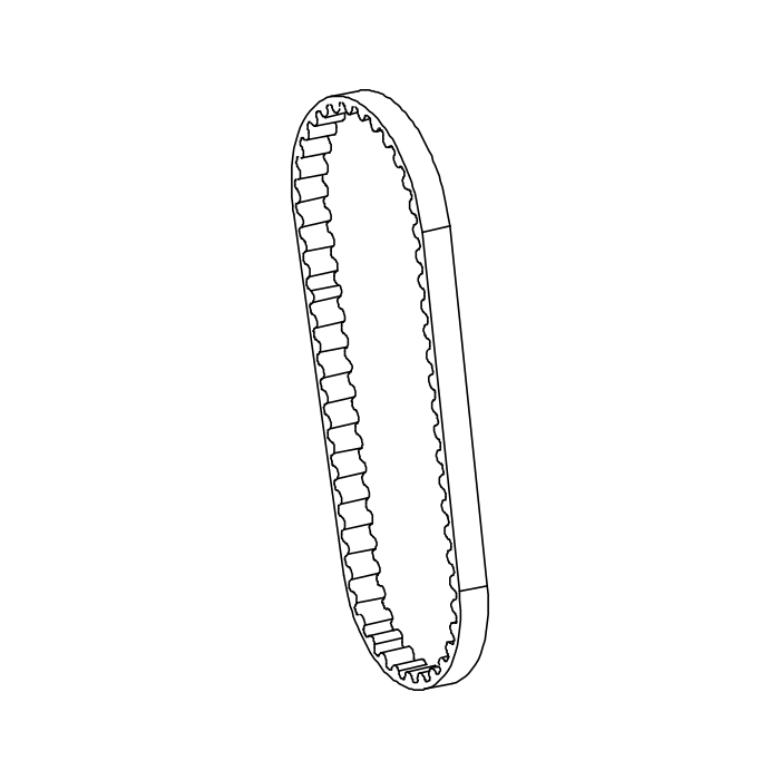 Genuine Maxus C00258299 Belt-oil Pump - technical drawing