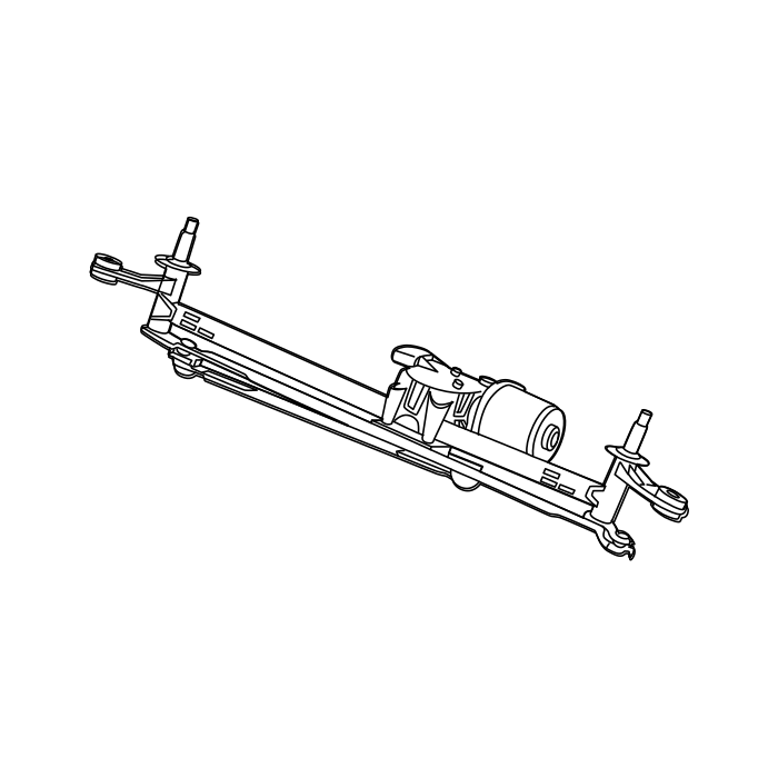 Genuine Maxus C00260606 Motor Assembly-wiper - technical drawing