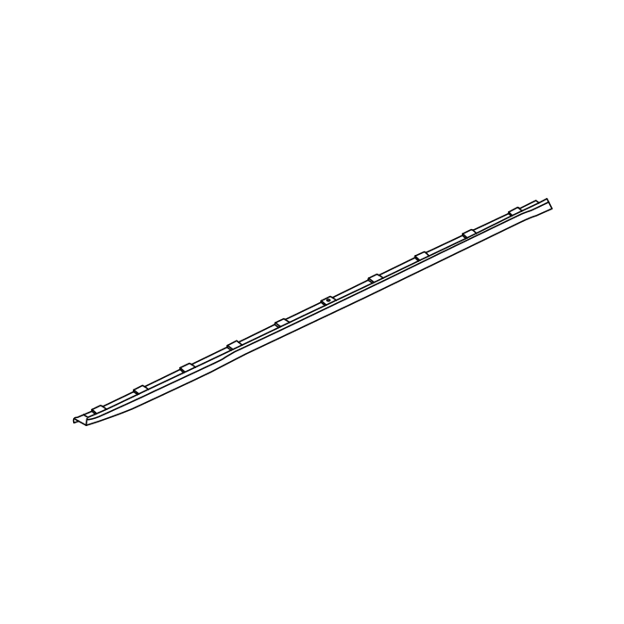Genuine Maxus C00263792 Panel-fender Trim - technical drawing