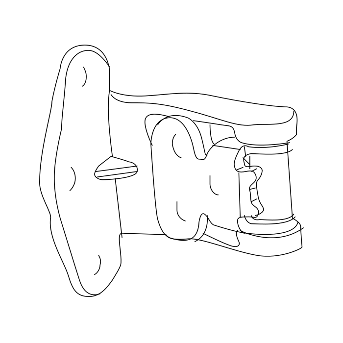 Genuine Maxus C00271347 Weld Assembly-rear Door - technical drawing