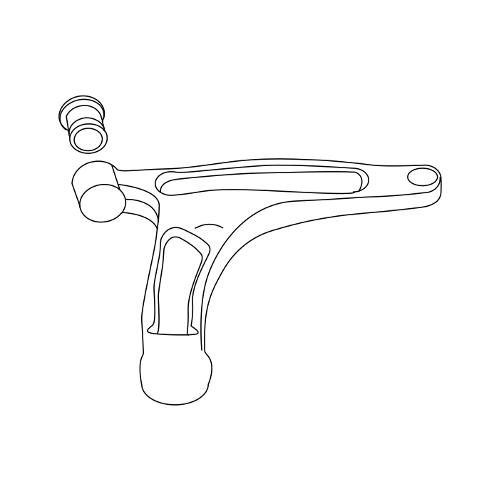 Genuine Maxus C00275752 Ball Assembly-front Suspension Lower Control Arm - technical drawing