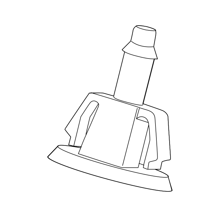 Genuine Maxus C00279348 Nozzle Assembly-rear Solvent - technical drawing
