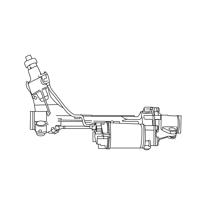 Genuine Maxus C00283478 Gear Assembly-steering - technical drawing