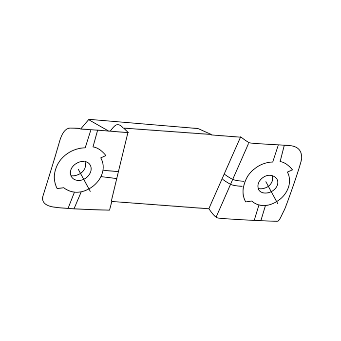 Genuine Maxus C00287425 Hinge Assembly-front Compartment Cover - technical drawing