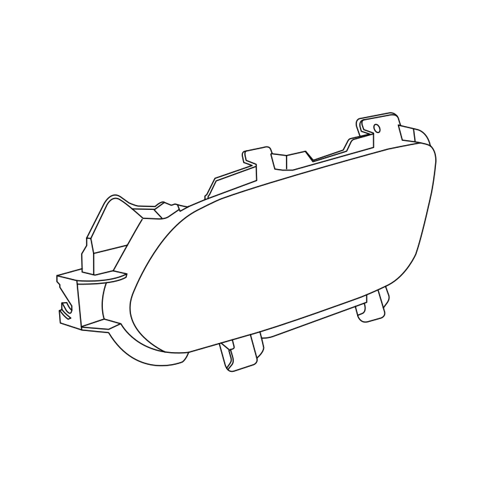 Genuine Maxus C00291954 Cover Assembly-front Side Door Oblique Handle - technical drawing
