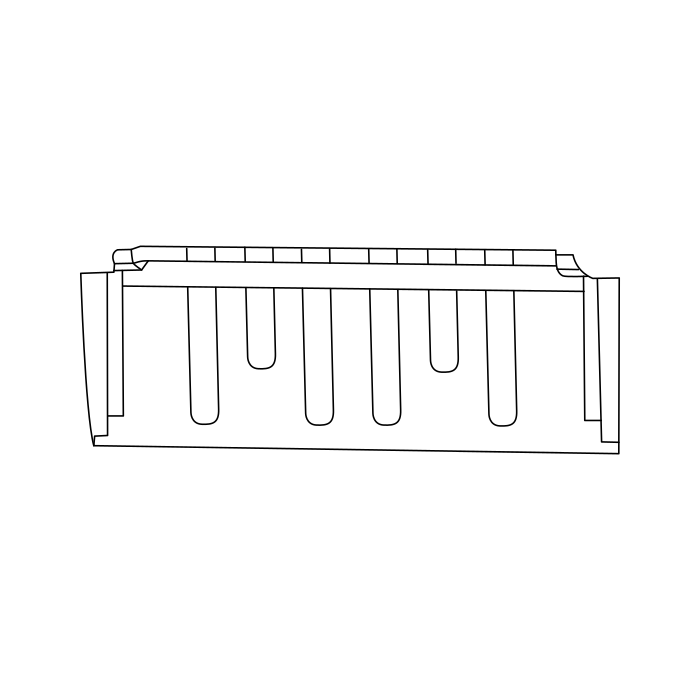 Genuine Maxus C00295813 Barrier-b/pillar Lower - technical drawing
