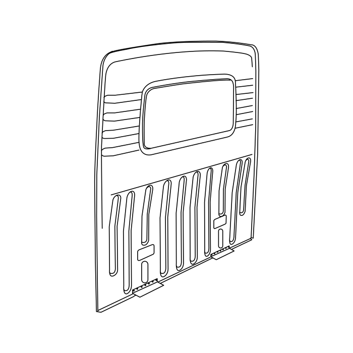 Genuine Maxus C00302984 Panel Assembly-rear End - technical drawing