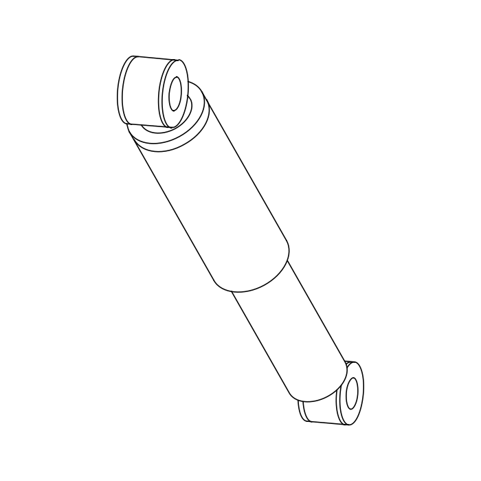 Genuine Maxus C00303639 Damper -rear Suspension - technical drawing