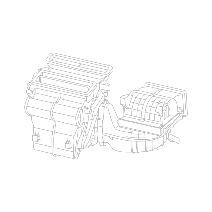 Genuine Maxus C00309328 Front Hvac Assembly - technical drawing