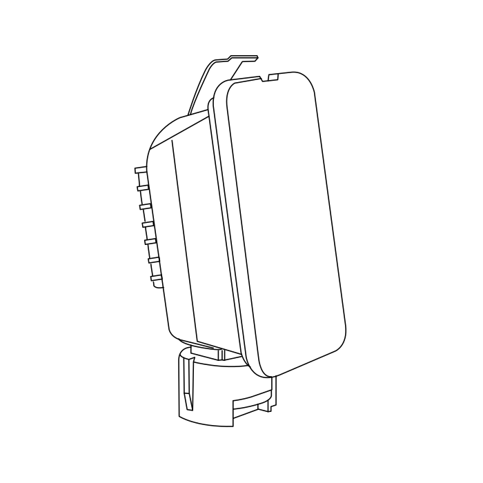 Genuine Maxus C00309677 Lamp Assembly-rear License Plate - technical drawing