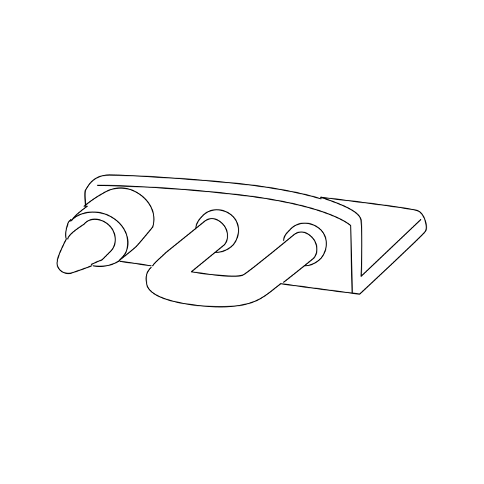 Genuine Maxus C00322363 Handle Assembly-rear Door Outer - technical drawing