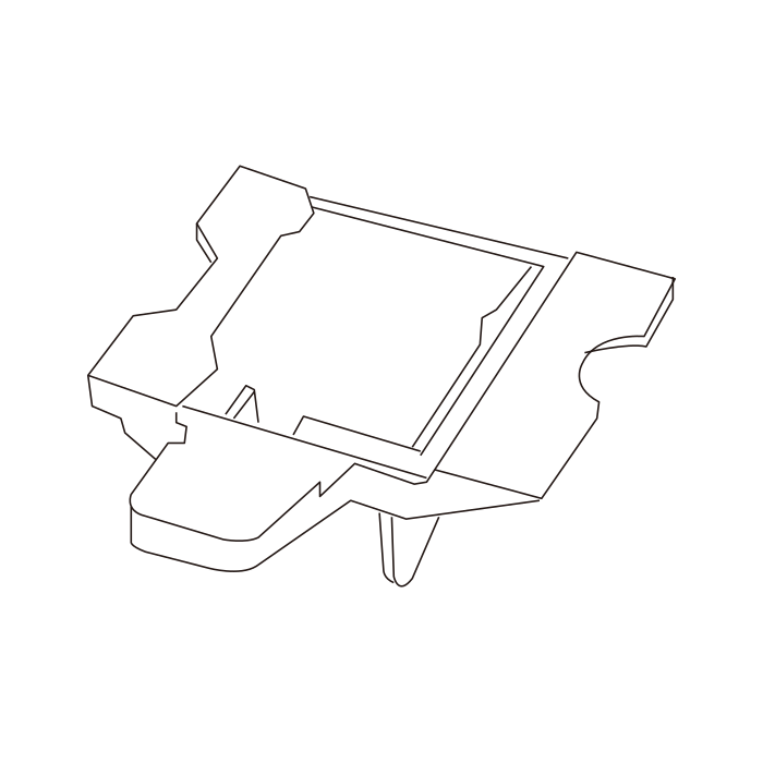 Genuine Maxus C00333454 Bracket-leaf Spring Front - technical drawing