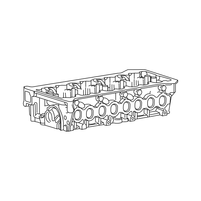 Genuine Maxus C00333890 Cylinder Head Assy-engine - technical drawing