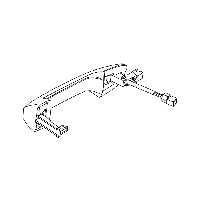 Genuine Maxus C00334375 Rod Assembly-front Side Door Outer Handle Pull - technical drawing