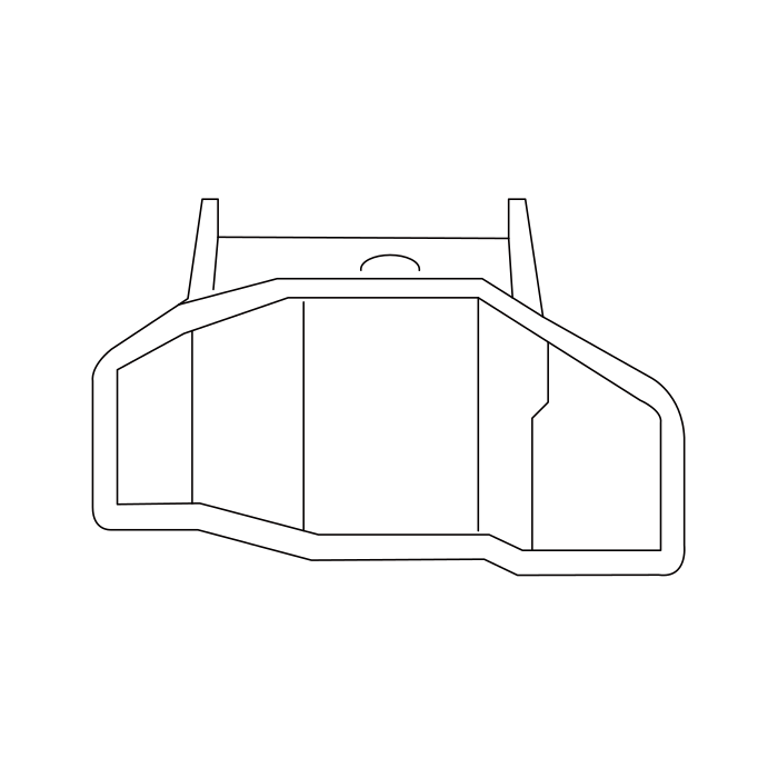 Genuine Maxus C00336279 Cover-front Windshield Cover Panel Trim - technical drawing
