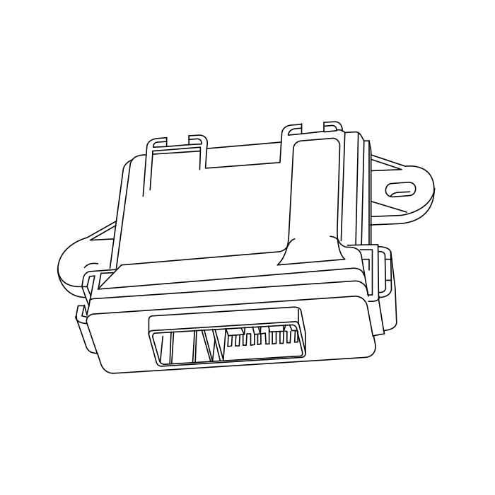 Genuine Maxus C00342037 Module-body Control - technical drawing