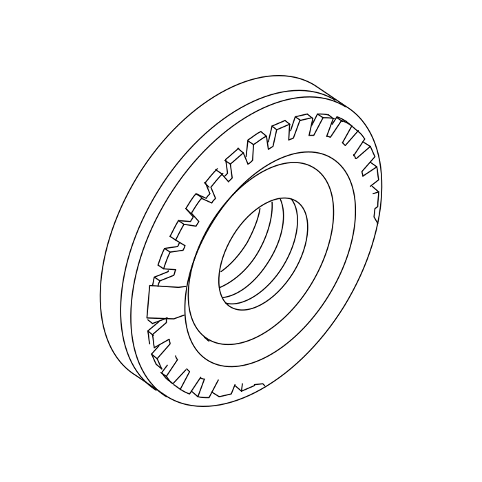 Genuine Maxus C00343608 Hub-direct Clutch - technical drawing