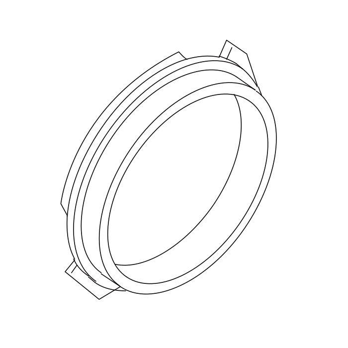 Genuine Maxus C00343610 Spacer-reverse - technical drawing