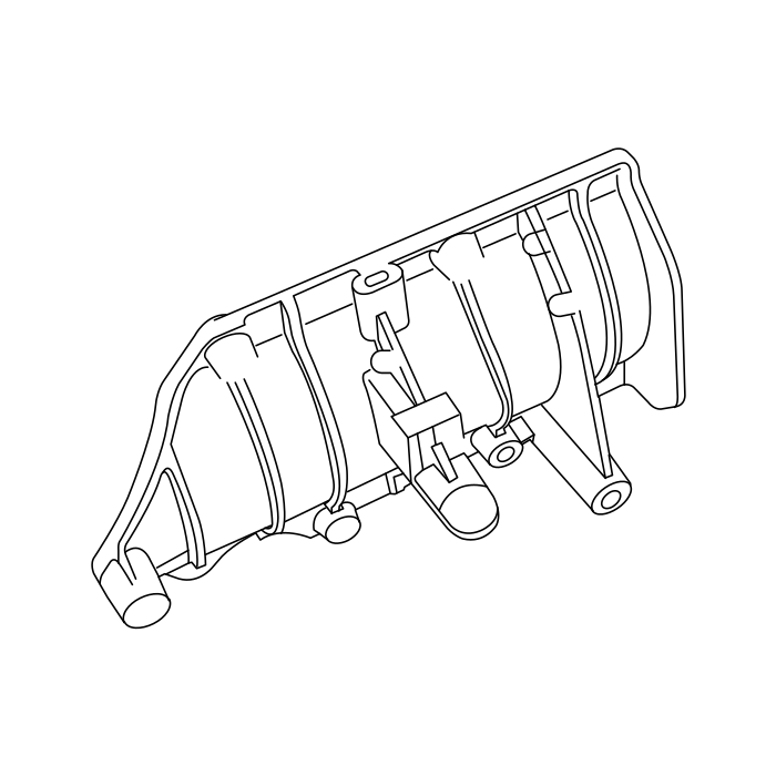 Genuine Maxus C00345631 Bracket-air Conditioning Compressor Mount - technical drawing