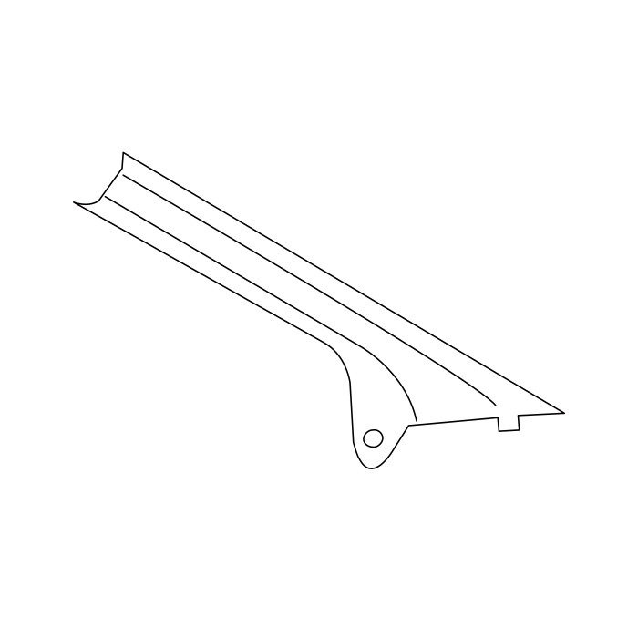 Genuine Maxus C00349765 Plate Assembly-a/pillar Upper Trim - technical drawing