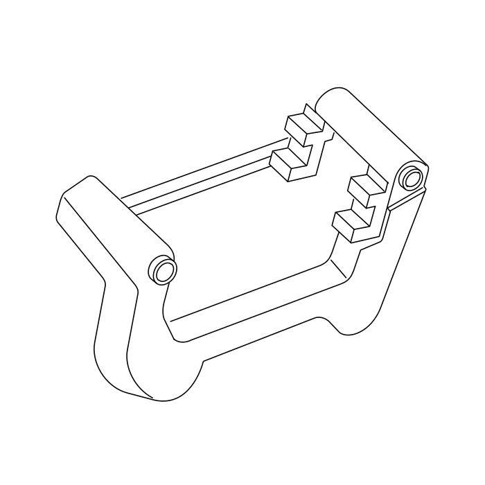 Genuine Maxus C00356372 Package-caliper Bracket Assembly Repair - technical drawing