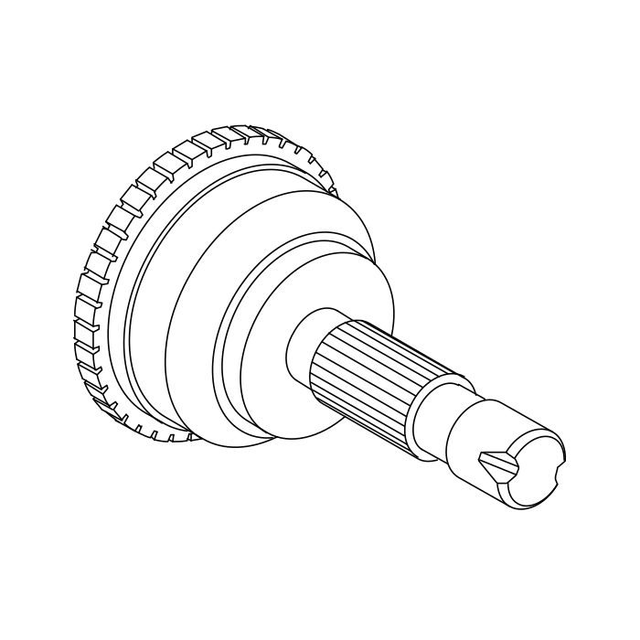 Genuine Maxus C00356870 Kit-constant Velocity Joint Outer - technical drawing