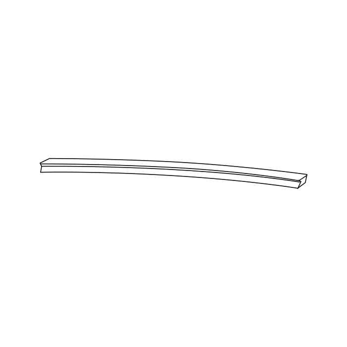 Genuine Maxus C00363383 Weatherstrip-rear Roof Cross Member Otl Panel - technical drawing