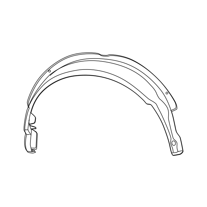 Genuine Maxus C00366557 Panel-rear Wheelhouse Outer - technical drawing