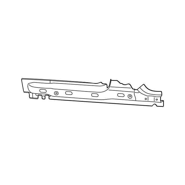 Genuine Maxus C00368836 Reinforcement-sill Step - technical drawing