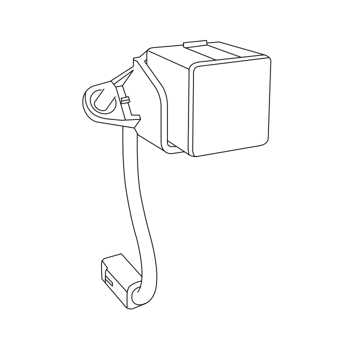 Genuine Maxus C00373213 Camera-back Up Image System - technical drawing