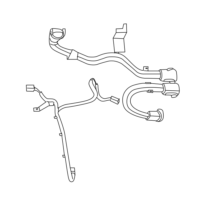 Genuine Maxus C00374374 Harness Assembly-high Voltage Battery Outlet - technical drawing