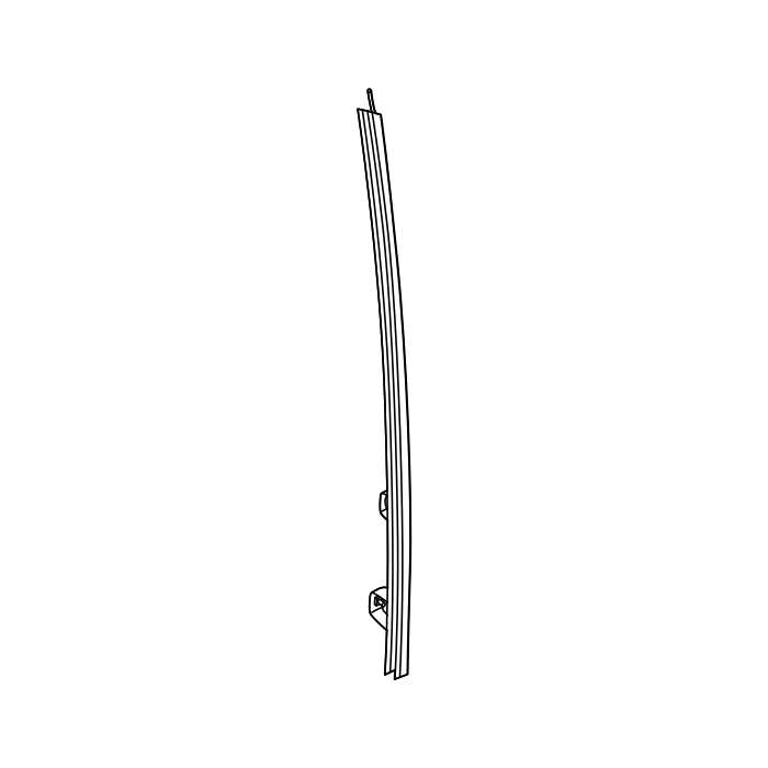 Genuine Maxus C00374560 Rail A-guide Front Front Door - technical drawing