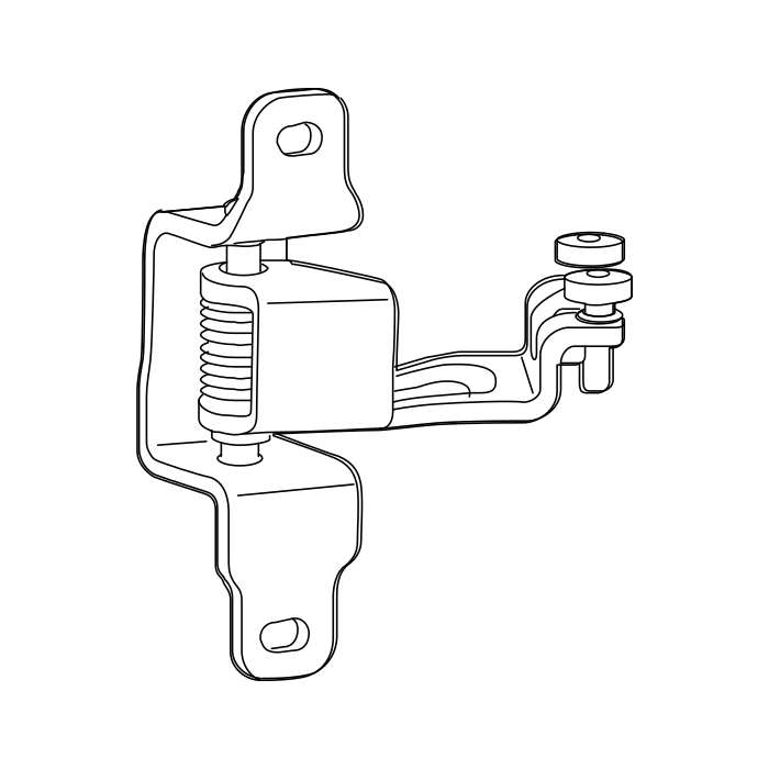 Genuine Maxus C00374781 Hinge Assembly-sliding Side Door Center/centre - technical drawing