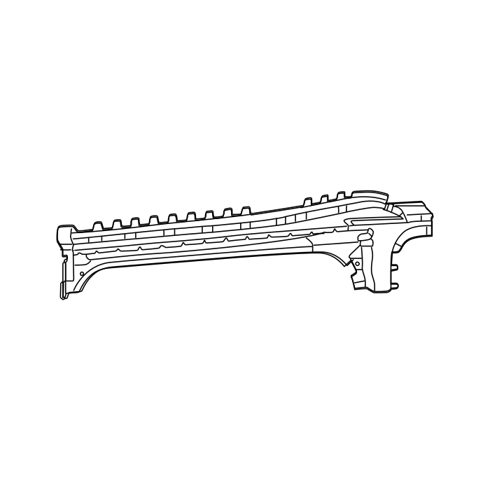 Genuine Maxus C00375200 Panel-body Side Panel Outer Extension - technical drawing