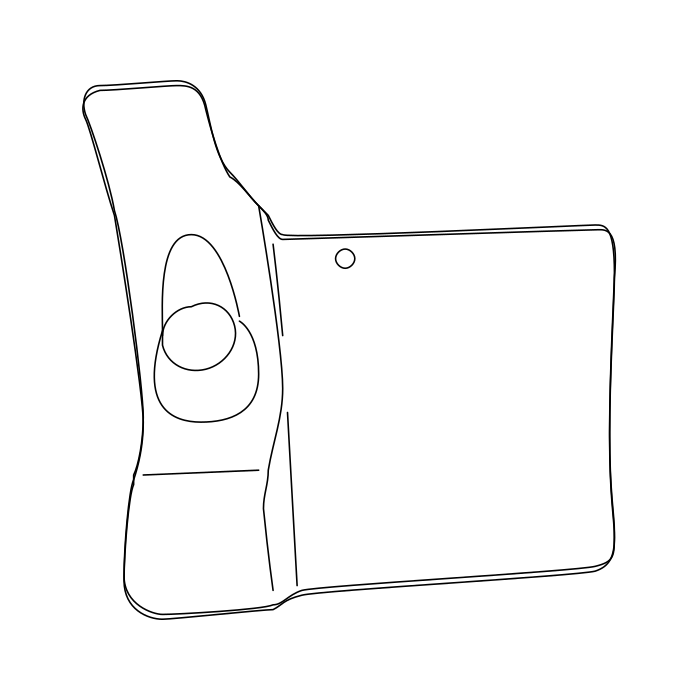 Genuine Maxus C00375203 Panel-front Side Panel Clsg - technical drawing