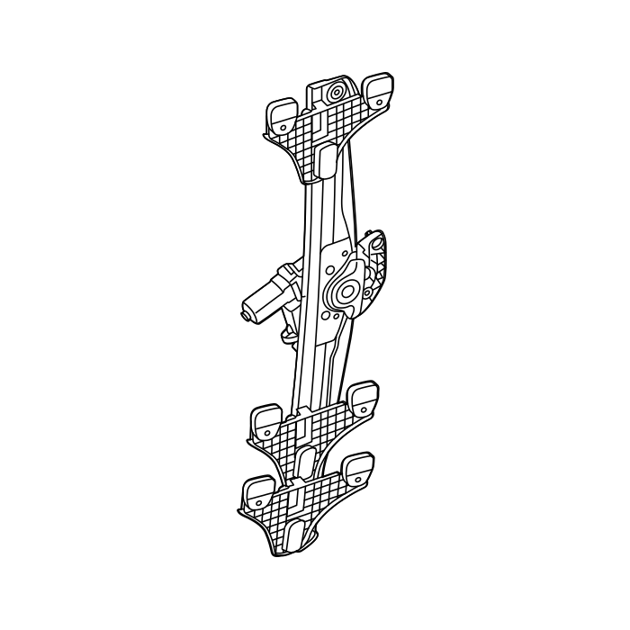 Genuine Maxus C00378961 Regulator Assembly-front Side Door Electric Window - technical drawing