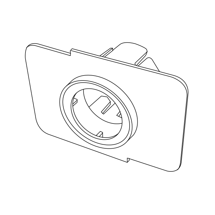 Genuine Maxus C00380122 Bracket-parking/park Aid Sensor - technical drawing