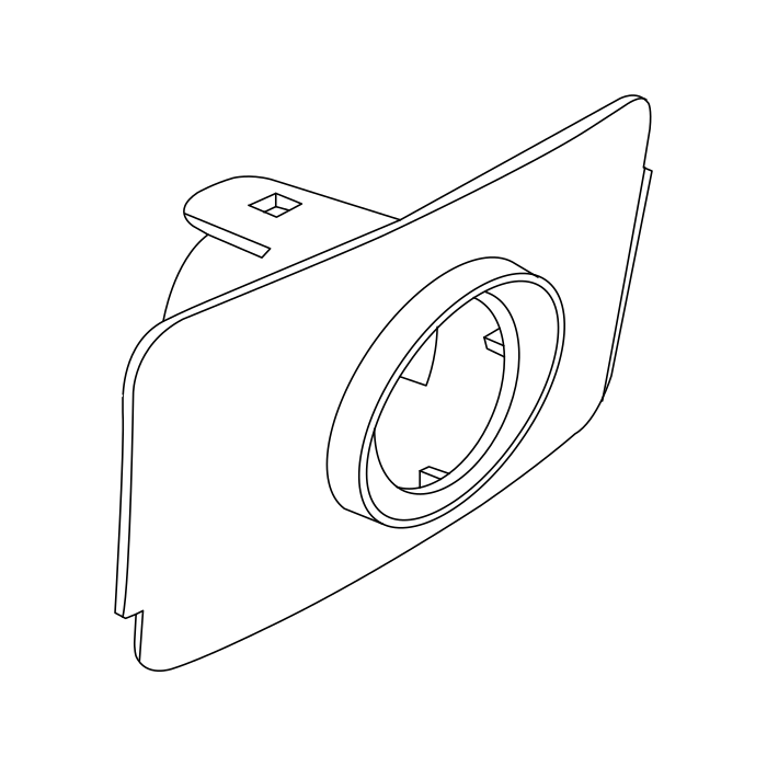 Genuine Maxus C00380128 Bracket-radar Sensor - technical drawing