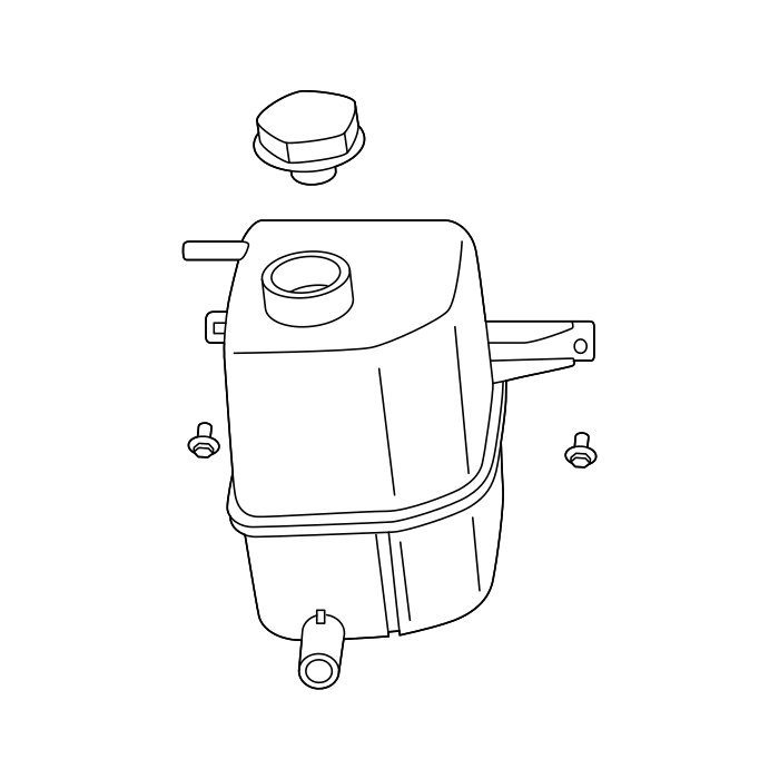 Genuine Maxus C00382172 Tank-expn - technical drawing