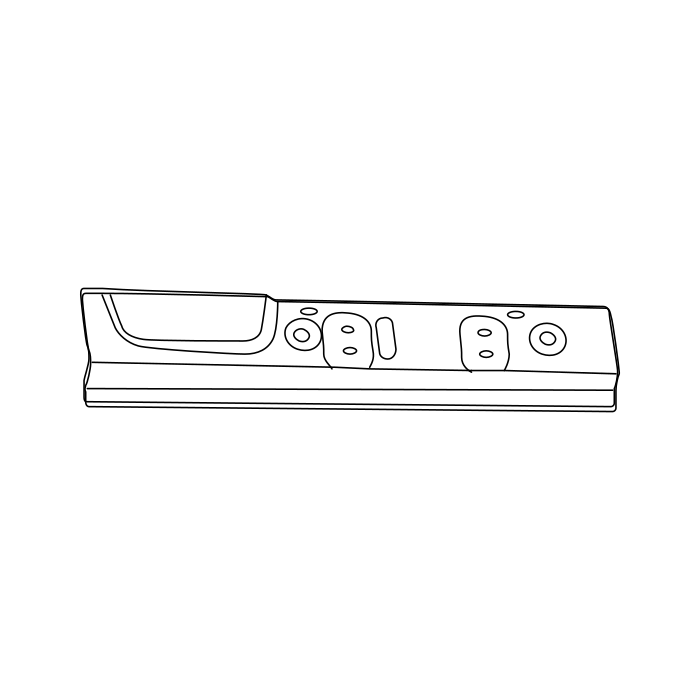 Genuine Maxus C00382812 Panel-body Side Mid Upper - technical drawing
