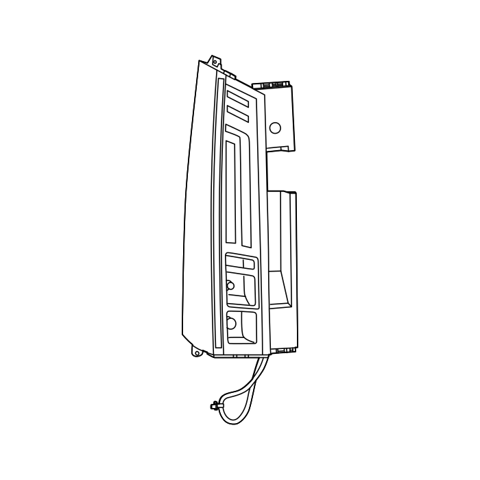 Genuine Maxus C00383974 Rear Lamps - technical drawing