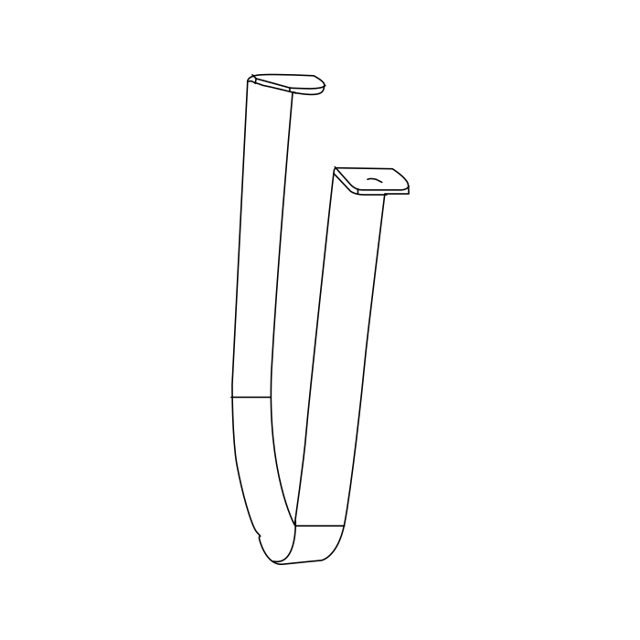 Genuine Maxus C00384656 Bracket-drive Shaft Protection - technical drawing