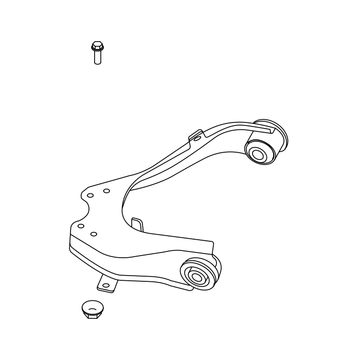 Genuine Maxus C00386808 Arm Assembly-front Suspension Upper Control - technical drawing